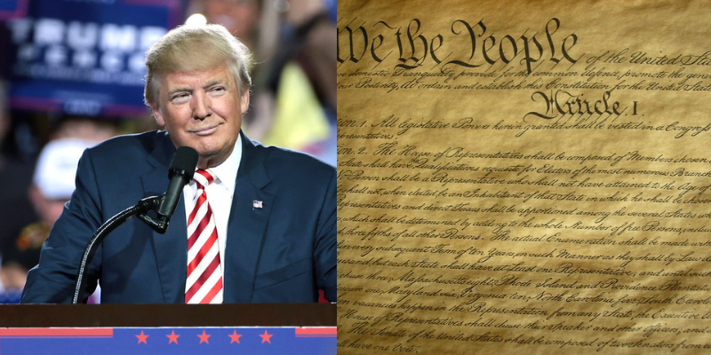 Donald Trump and the US Constitution
