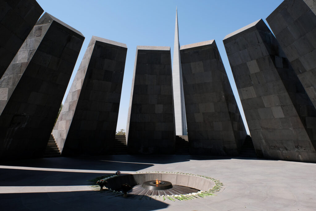 Memorial and museum complex remembering the victims of Armenian genocide, 1915-1923.