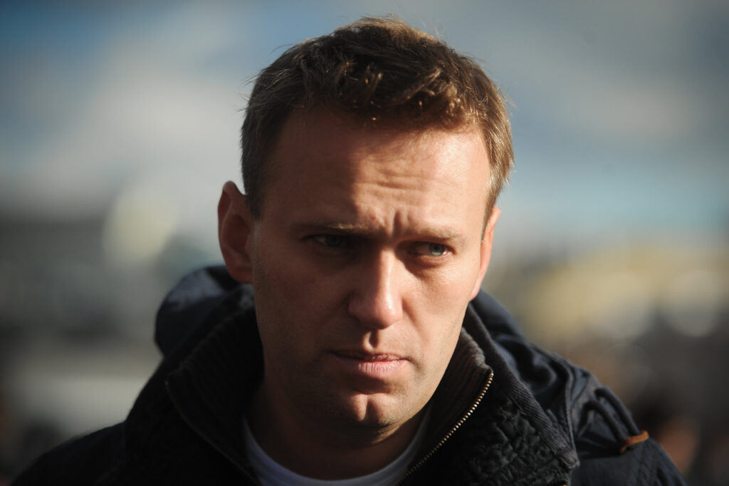 Russian opposition leader Alexei Navalny, in a photo from October 2011. Navalny died in a Russian penal colony on Feb. 16, 2024.