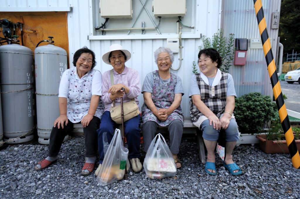 Photo of older Japanese women by Teo Romera. How is population decline changing politics and policies?