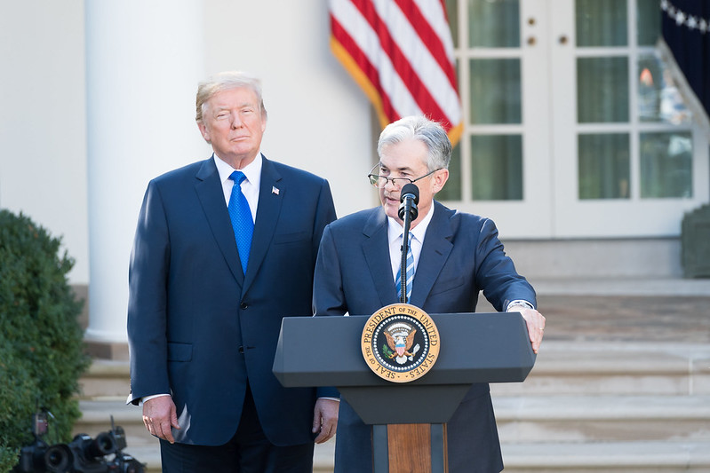 Donald Trump appointed Jerome Powell to chair the Federal Reserve Board in 2017.